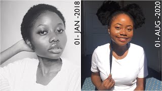 how I actually grew my natural hair [upl. by Arsi]