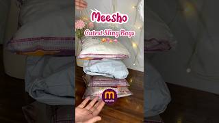 Meesho Cutest Sling Bags Find 😍🎀👛meesho meeshofinds [upl. by Ahseat]