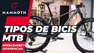 Tipos de bicicletas MTB modalidades y diferencias [upl. by Ronaele]