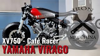 Yamaha Virago XV750  Café Racer [upl. by Adnalue948]