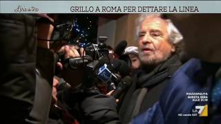 Grillo ai giornalisti Siete giovani vorrei parlare coi vostri genitori [upl. by Latona]