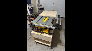 Dewalt 7485 Table Saw Stand [upl. by Ericha534]