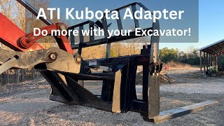 Kubota Excavator to Skid Steer Adapter [upl. by Aimet]