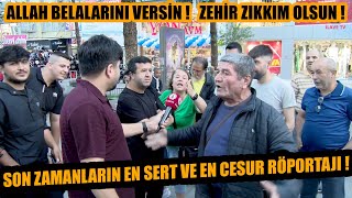 Son zamanların en sert ve en cesur röportajı  Halk hem AKPye hem CHPye demediğini bırakmadı [upl. by Gerrard]