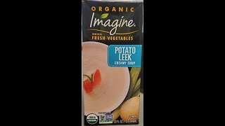 Imagine Organic Potato Leek Creamy Soup Review [upl. by Namwen]