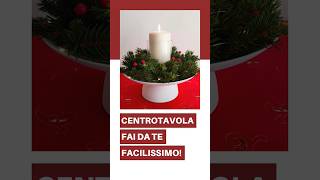 Centrotavola natalizio fai da te natale zeumadesign shorts [upl. by Boland470]