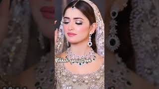 nikkah special bridalmakeup bridalmakeover beautifulmakeup music song chunrichunri hindisong [upl. by Aylatan969]