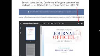 Comment Télécharger le Derniers Décrets Naturalisation [upl. by Gaw]