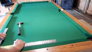 Installing Pool Table Rails [upl. by Eaned]