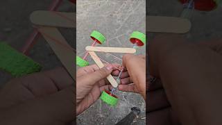 How to Make a Powerful Ice Cream Stick Car DIY Project shorts youtubeshort viral [upl. by Salsbury224]