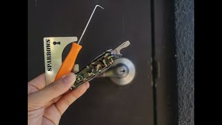 010  Bypass Door Latch with Victorinox Swiss Army Knife and Travelers Hook [upl. by Hugon]