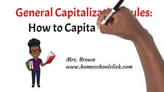 Capitalization Rules for Titles English Language Arts [upl. by Ernaline]