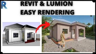 Revit to Lumion for rendering Quickest Easiest way to render in Lumion [upl. by Ailene]