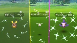 NEW DAZZLING DREAM EVENT IS HERE Shiny Cutiefly Hunt  NEED Shiny Dedenne Pokemon GO [upl. by Ajani]