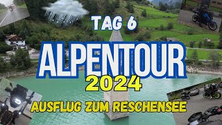 AlpenTour2024  Tag6  der Reschensee und extremer Regen [upl. by Assiram]