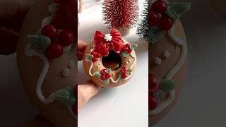 How cute Gingerbread wreath cupcake gingerbread cupcakeideas baking [upl. by Patricio]