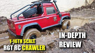 RGT 116th Scale 4x4 Offroad RC Crawler 136161  InDepth Review [upl. by Yelats955]