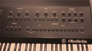 Pure analog with the Oberheim OBXa part 1 [upl. by Lennod]