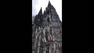 ST Peters Bell Ringing Outside Cologne Cathedral [upl. by Aiz883]