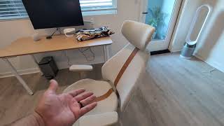 Ikea GRUPPSPEL gaming chair Gunnared beige Review [upl. by Pepin]