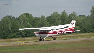 Reims Cessna F172M Skyhawk PHJBB Teuge Airport 26 Juni 2023 [upl. by Annitsirhc]