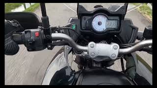 2010 Kawasaki Versys 650 acceleration 0150 kmh [upl. by Christabel235]