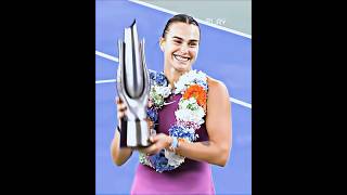 Wuhan Champion  🏆  her aura ♾️😱  sabalenka zheng wuhanopen2024 tennis fy foryou 🎾 [upl. by Ahsikam]