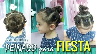 PEINADO PARA NIÑA ELEGANTE PARA FIESTA  FACIL  MAMITA LINDA TIPS [upl. by Pace]