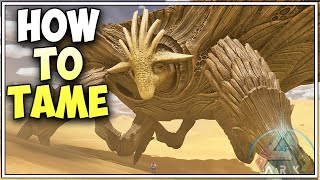 HOW TO TAME The New Oasisaur  Ark Scorched Earth [upl. by Zelde]