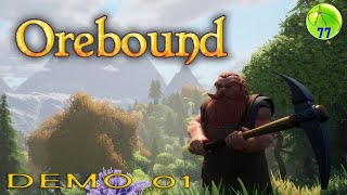 🗡️OreBound🛡️DEMO 01  Opět jsem trpaslík [upl. by Studdard]