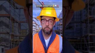 Part 33  work Smarter👷💡💯 workers work smart job construction viralvideo shorts [upl. by Soisanahta542]