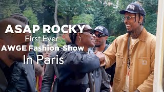 Asap Rocky First Ever AWGE Fashion Show In Paris [upl. by Cicely]