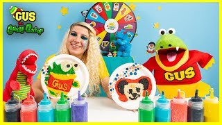 ULTIMATE PANCAKE ART CHALLENGE  Gus the Gummy Gator Vs Weather Windy How to make DIY Pancake [upl. by Matilda]