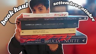 BOOK HAUL DI SETTEMBRE E OTTOBRE  booktube bookhaul [upl. by Morly]