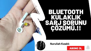 Bluetooth Kulaklık şarj sorunu çözümü Gosmart Gstws03 [upl. by Ilegna]