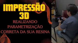 COMO PARAMETRIZAR SUA RESINA CORRETAMENTE laboratoriodental impressao3d resina [upl. by Chloris]