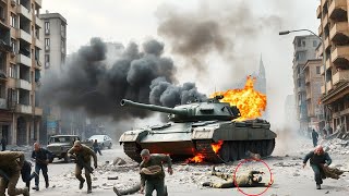 13 minutes ago  Russian T90 tank attack becomes easy target for Ukrainian secret weapon [upl. by Kotick387]