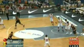 Enes Kanter  Turkey vs Belgium Aug 20 2011  game film not highlights [upl. by Nylhsoj190]