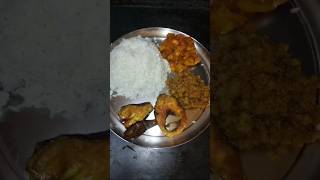 Mondays Lunch Thali 🤩 lunchthali shorts comfortfood youtubeshorts bengalifood [upl. by Aenal]