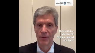 Minister Helmut Holter zum Vorgehen an den Thüringer Schulen bis zum Schuljahresende [upl. by Seroled452]