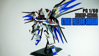 Review PG 160 ZGMFX20A Strike Freedom Gundam [upl. by Vernier]