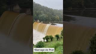 Les images impressionnantes des barrages de Prat et de Rochebut dans lAllier [upl. by Browning]