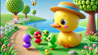 The Adventures of the Ducklings  Baby Rhymes amp Song  Funny Song  Funny Ducklings Cartoon [upl. by Ynnoj]