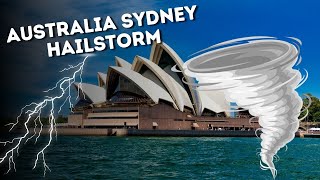 Breaking news Hail storm hit Sydney Australia [upl. by Nirej]