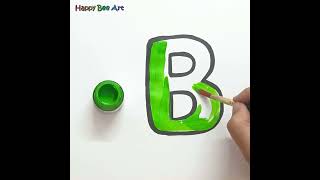 Lets Color Letter B Green [upl. by Nahgem]