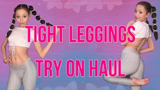 Tight Leggings Try On Haul Pt 2 🩷 Ora Lynae 4K [upl. by Najram380]