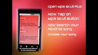 Mp3 Skull Plus Android App Tutorial How To Use [upl. by Ulane]