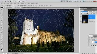 Star Rotation Effect  Photoshop CS5 New Action [upl. by Ahsemed74]