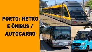 🇵🇹Ⓜ️🚌💳 Porto  Panorama do Metro autocarros e bilhetagem [upl. by Sedinoel]