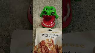 Crocs 🐊 wants to eat Nutty Protein asmr shortvideo shortfeed [upl. by Urbai922]